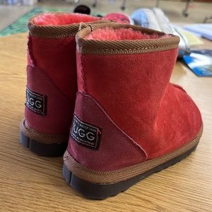 UGG childrens boots. Red!  Super cute.